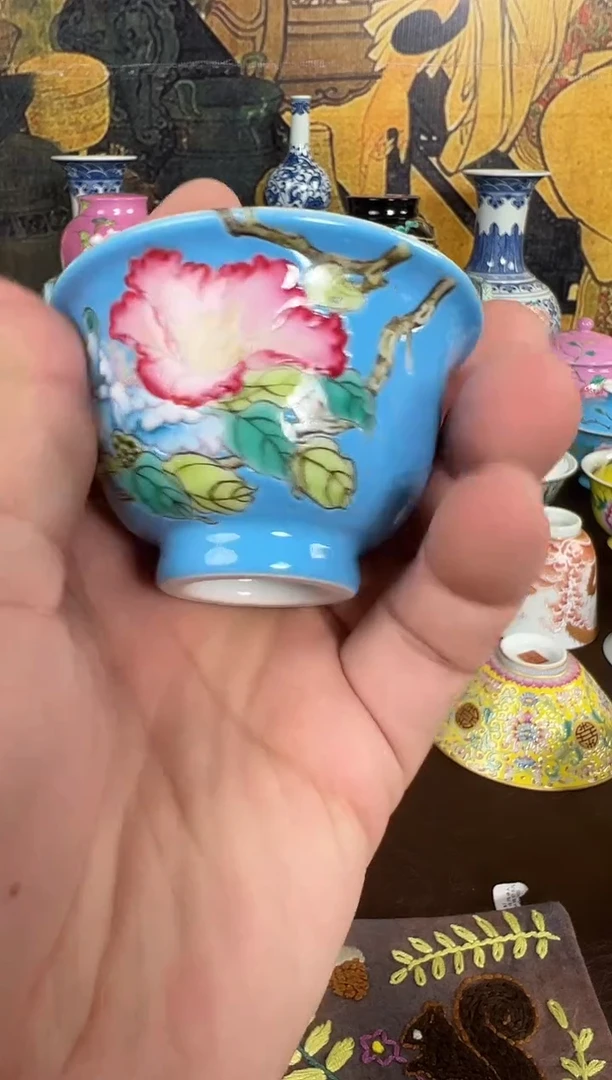 瓷片景德镇瓷器茶器茶杯