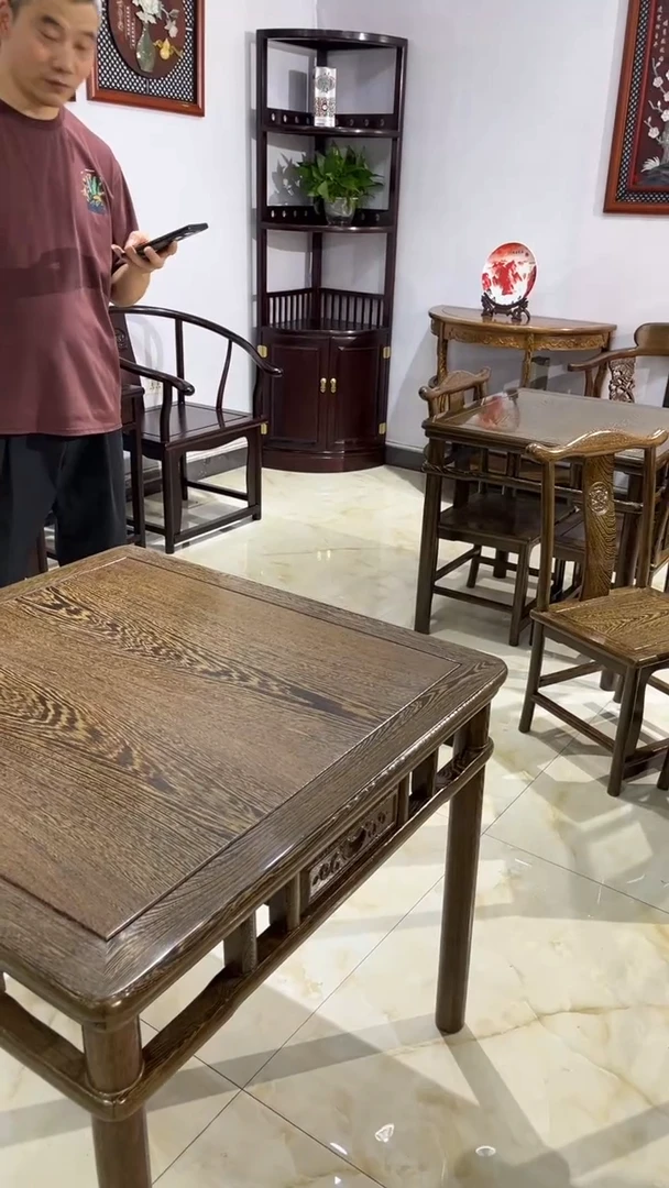 鸡翅木类端景台鸡翅木单桌尺寸78*78*68高  单桌