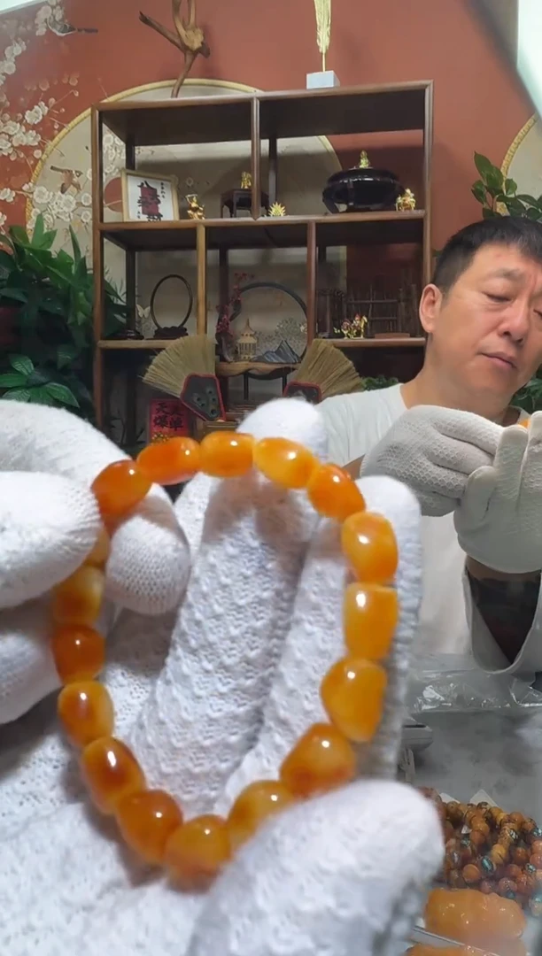 蜜蜡颈饰未镶嵌6999天然蜜蜡珠宝奇石全都保真
