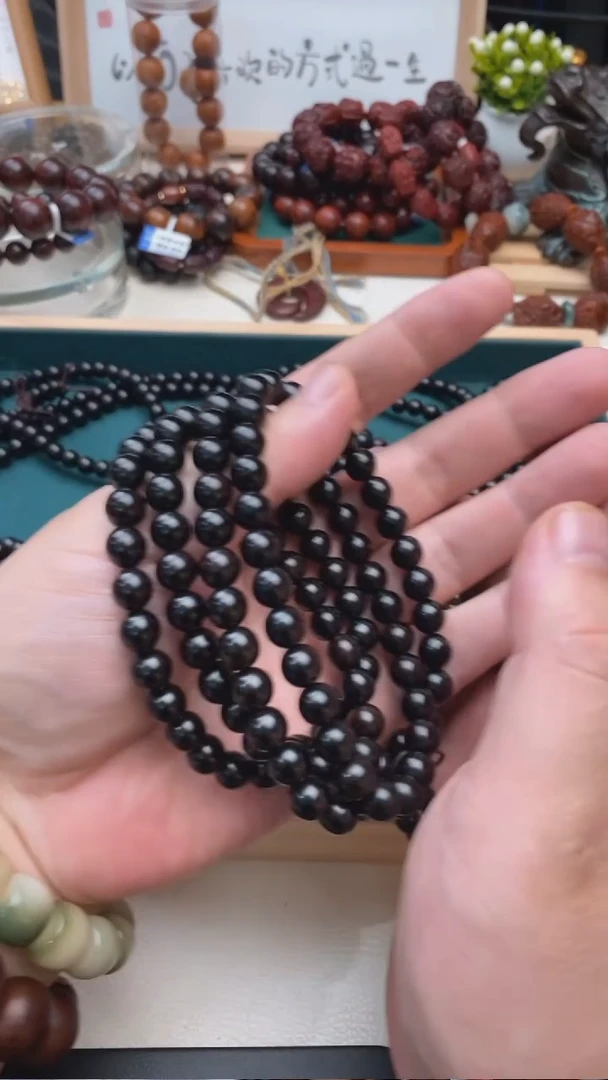 风车木（黑檀木）手串/手链0.8