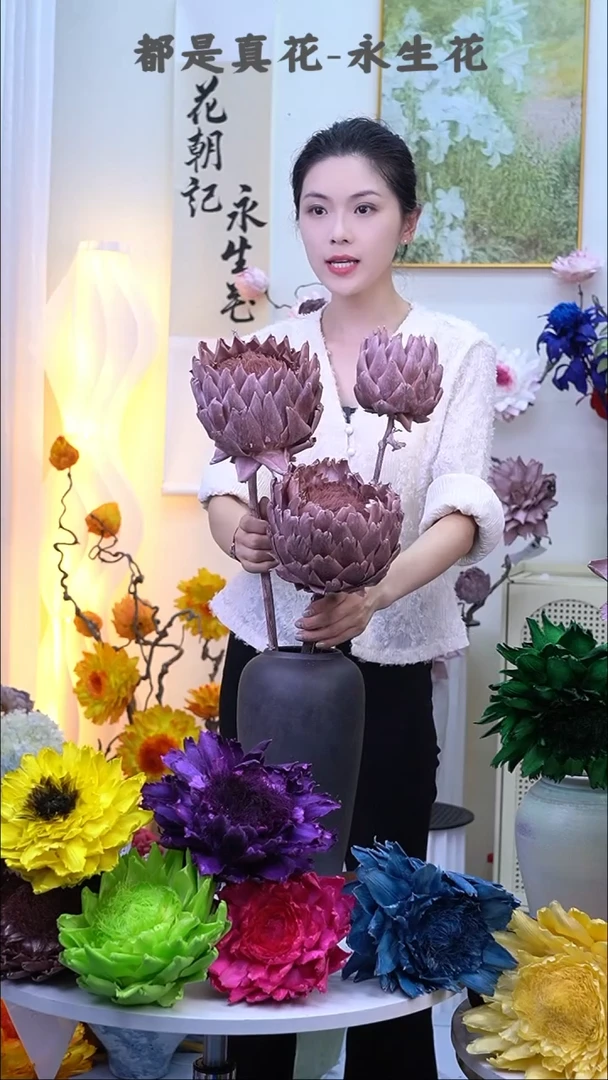 永生洋蓟卡粉3头2018