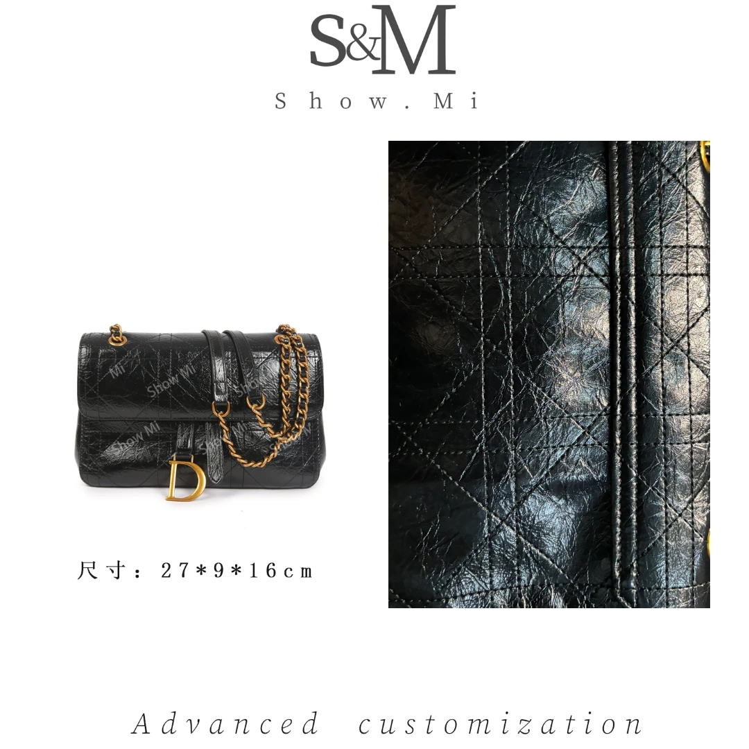 【Show Mi】SKL-7258-黑色-轻奢小众时尚百搭女士包sm
