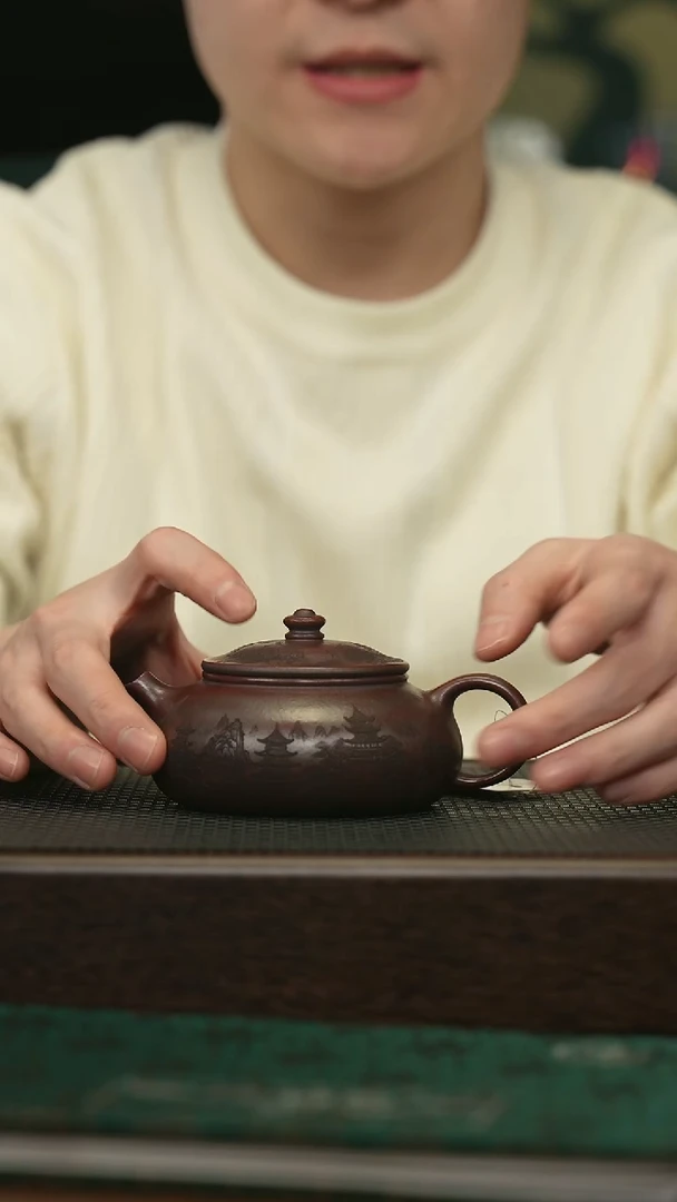 【闪购商品】紫砂茶壶宜兴原矿 手工 紫砂壶容量180CC