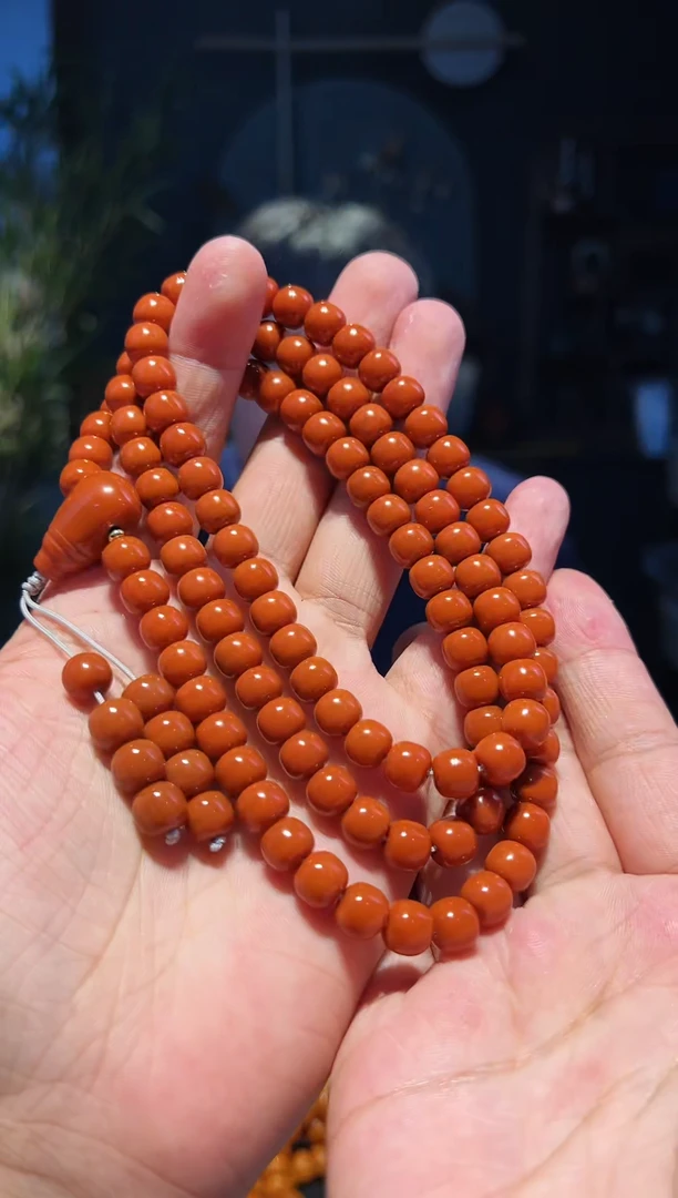 手串未镶嵌南红玛瑙8+108多圈