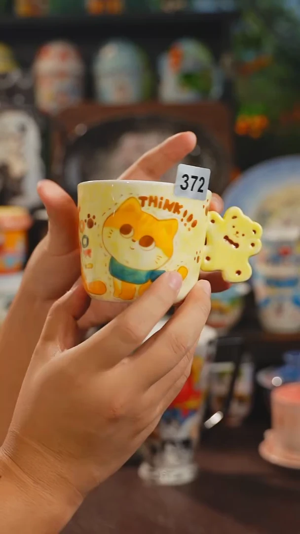 景德镇高温釉下彩纯手工手绘