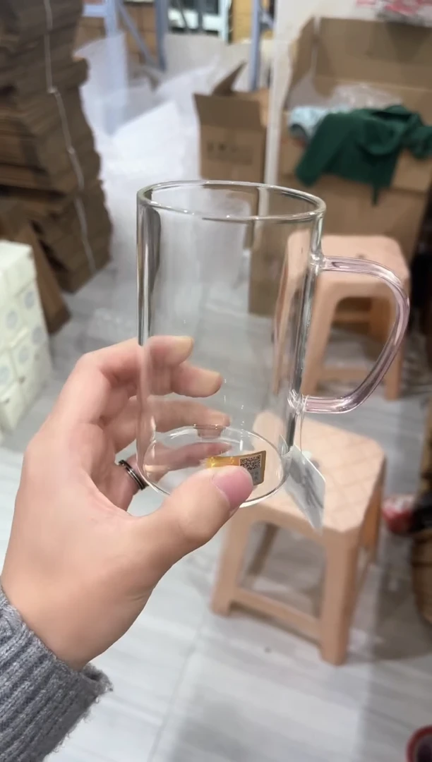 【闪购商品】晶彩/清简杯/浅粉。。。