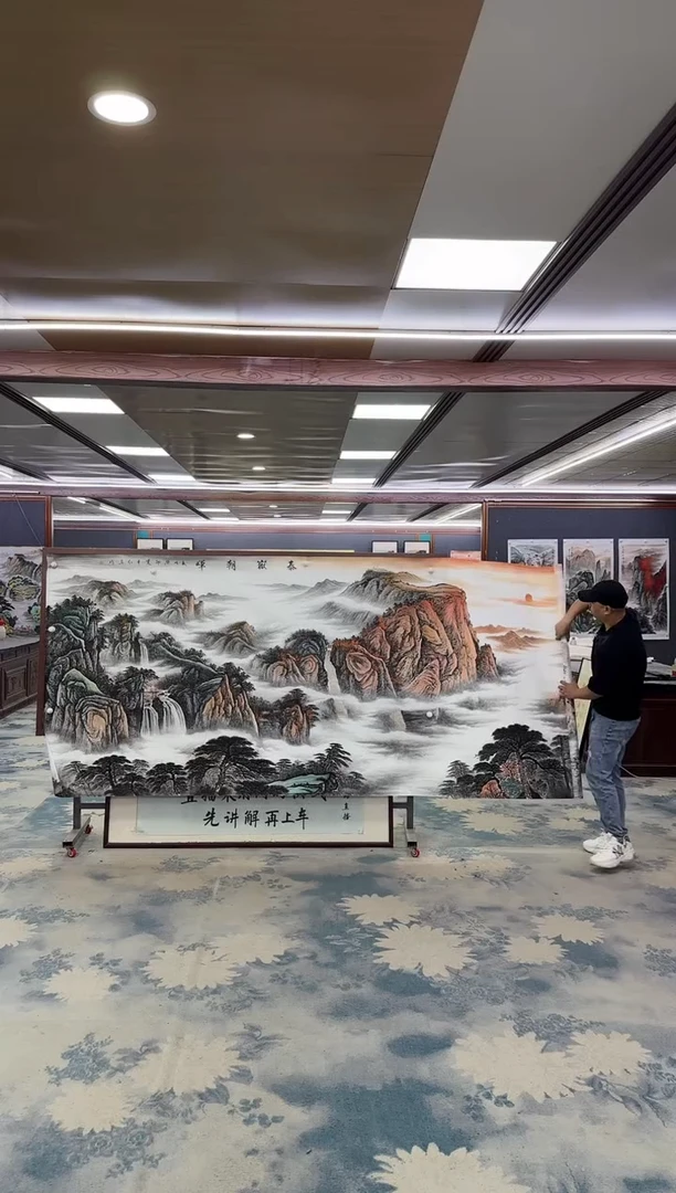 国画M王红兵-大丈二-山水国画