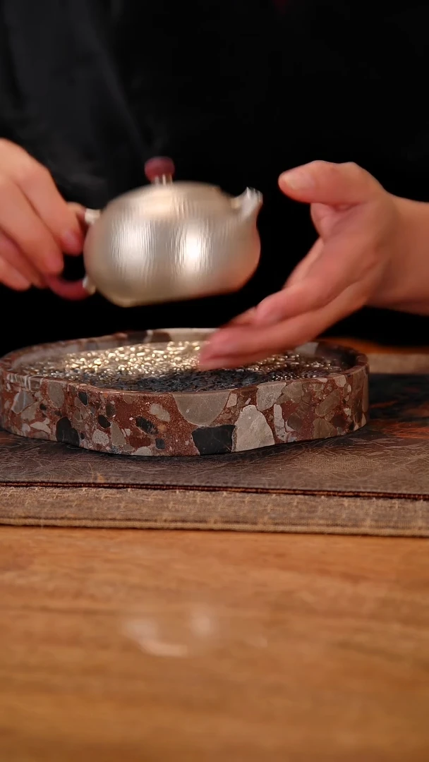 九**前盛唐工坊 足银999 手工泡茶壶西施