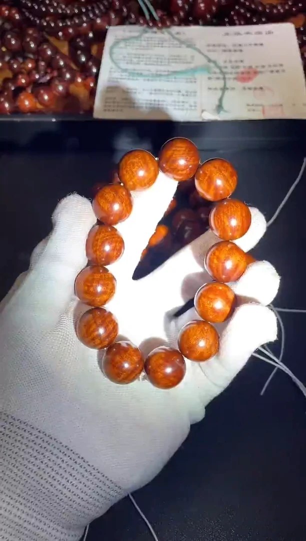 手串/手链小叶紫檀骏*1.8超顶泥满水波