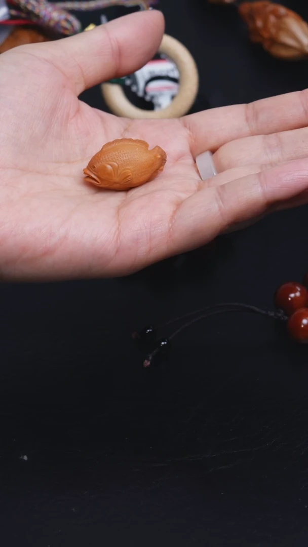 吊坠橄榄核1.8年年有余单籽