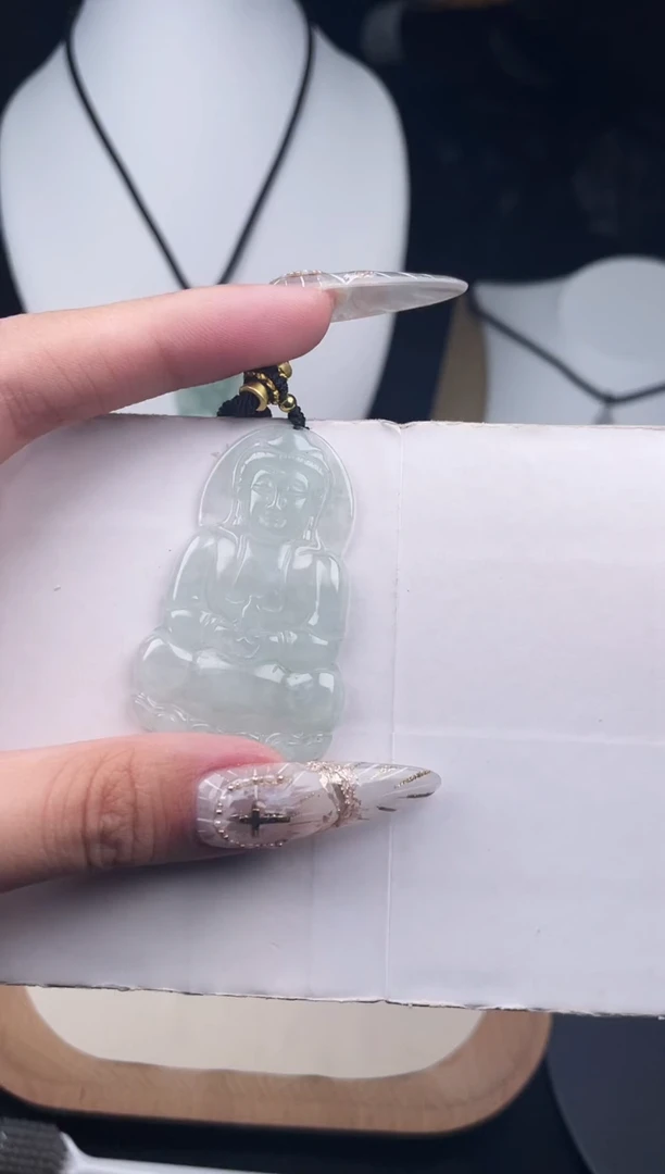 颈饰未镶嵌翡翠Y5A075-2观音