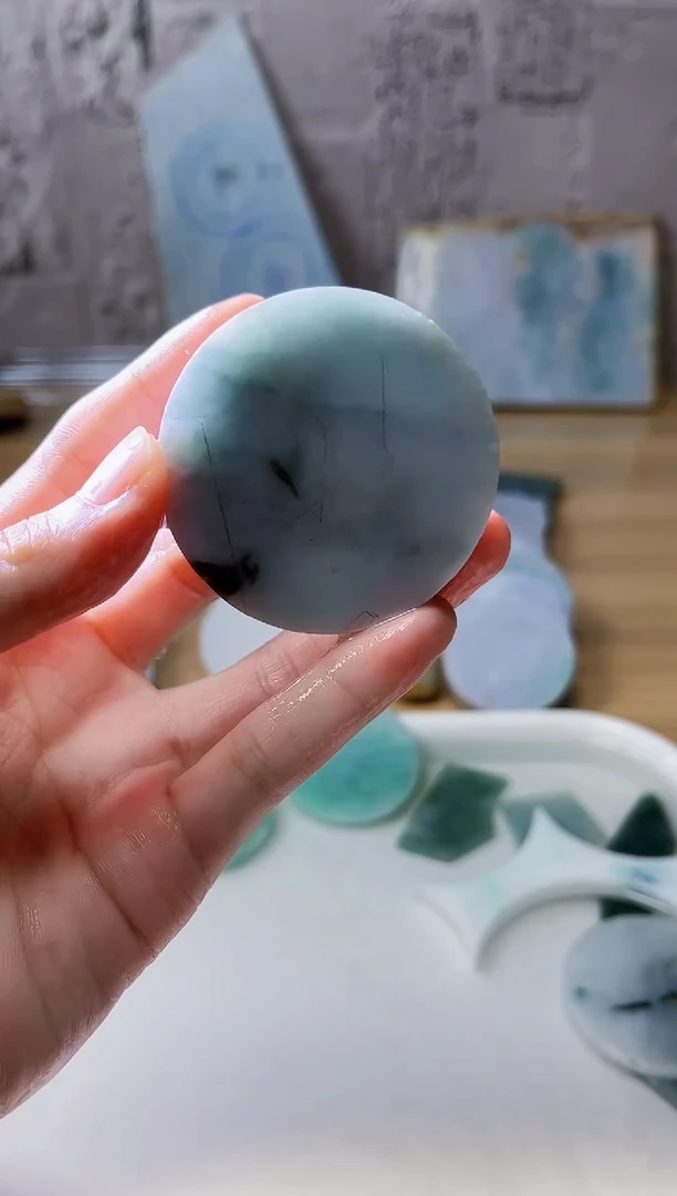 裸石翡翠翡翠a货正品玉石陈465