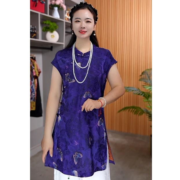 【蝶恋】时尚高品质新款显瘦减龄女上衣