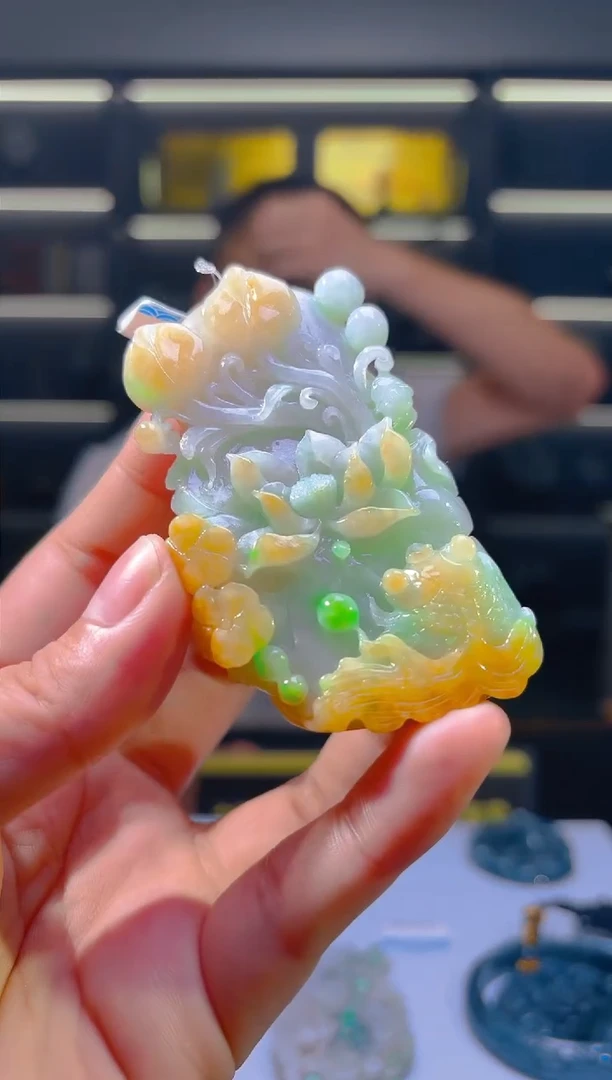 未镶嵌定制翡翠08/1005/L/发其一件/花