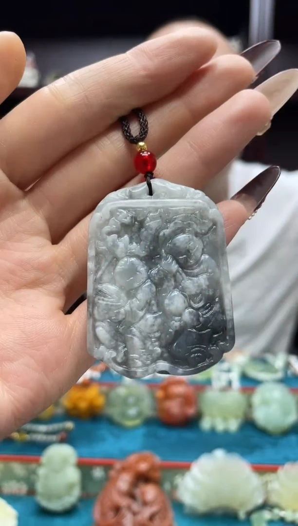 未镶嵌岫玉吊坠·