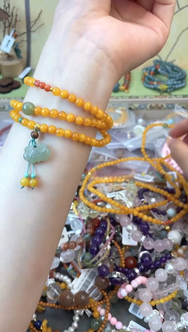 未镶嵌蜜蜡手链151