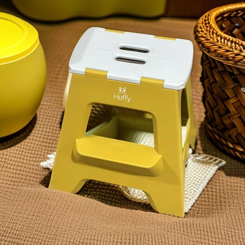 出美国【Huffy】折叠凳浴室塑料凳42cm居家日用套装