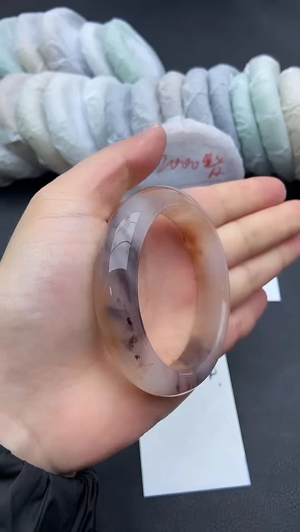 未镶嵌手镯石英质玉瑕疵11+53/54