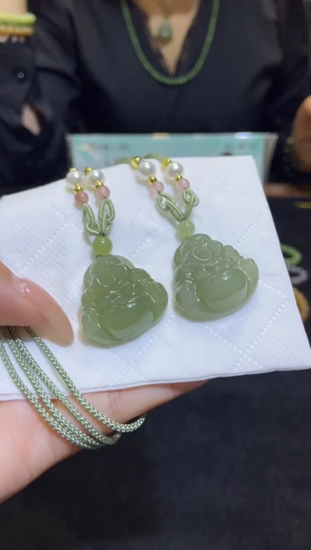 【闪购商品】和田玉颈饰未镶嵌天然和田玉15多样性发一