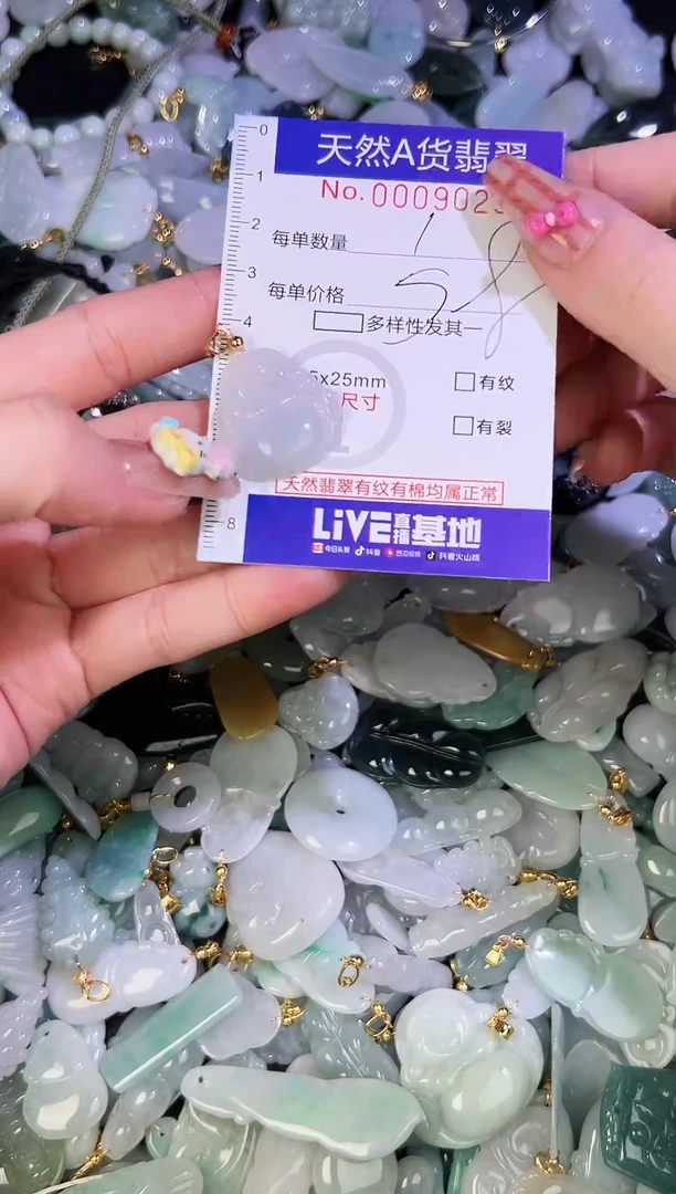 【闪购商品】翡翠颈饰未镶嵌天然翡翠A货