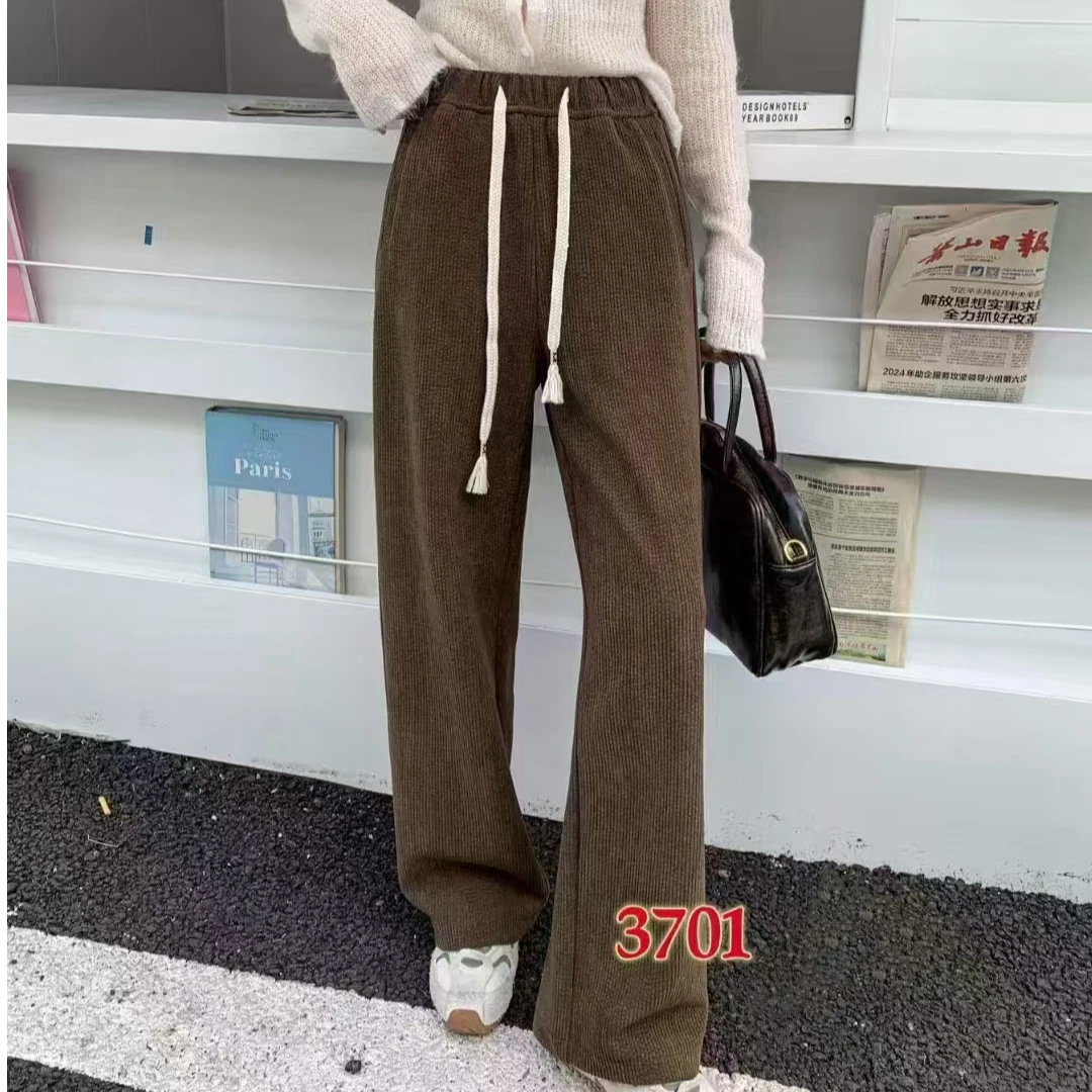 K1299美拉德雪尼尔休闲裤3701