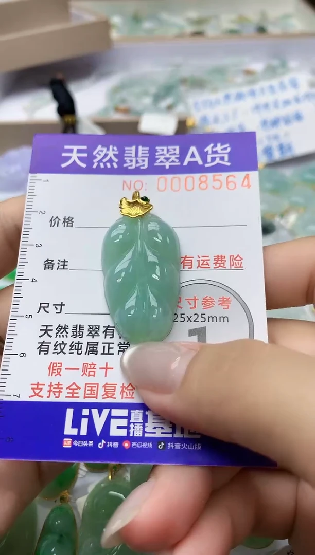 颈饰未镶嵌翡翠天然翡翠A货