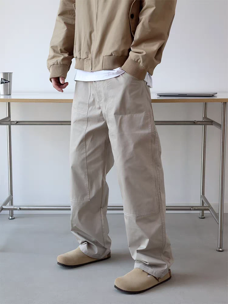 日系复古潮牌百搭工装裤休闲裤