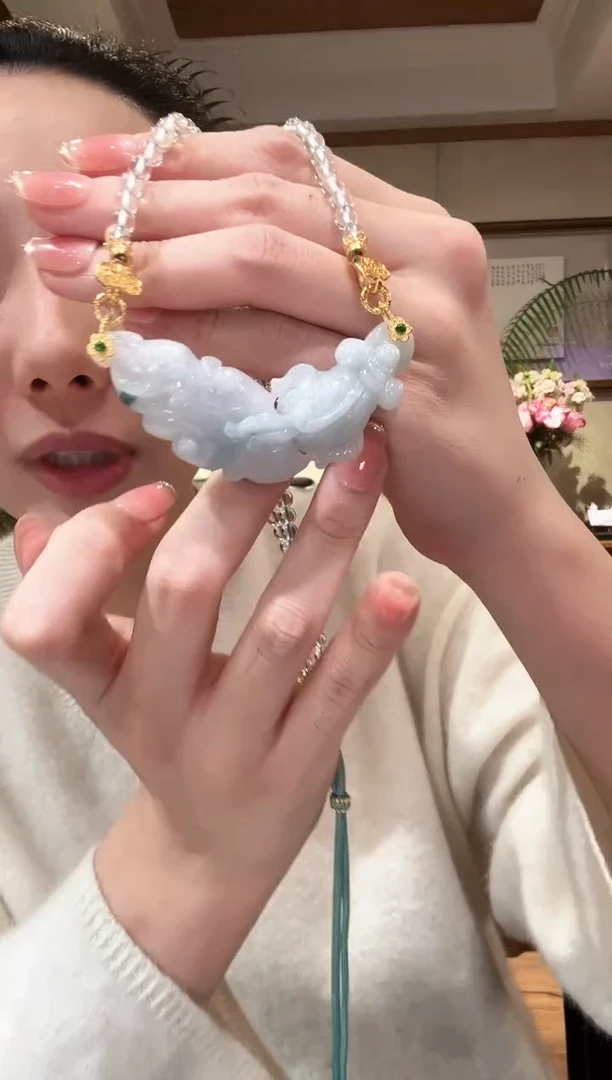 【闪购商品】翡翠颈饰未镶嵌国风