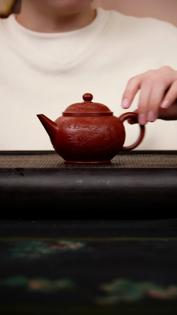 茶壶紫砂水平 凤凰 大红袍