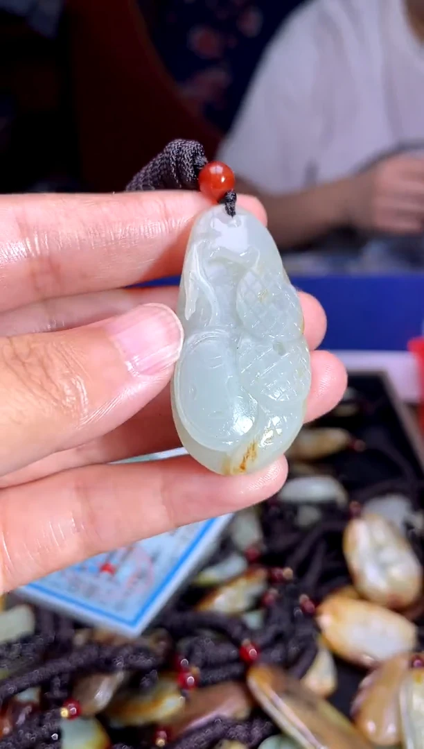 和田玉未镶嵌挂件1
