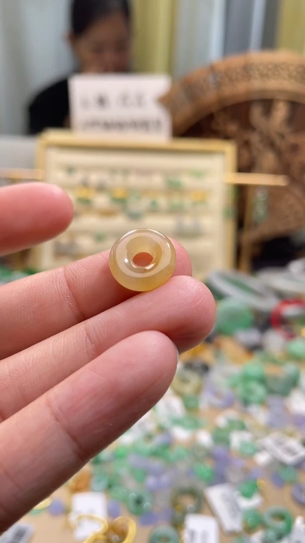 颈饰未镶嵌翡翠甜甜圈