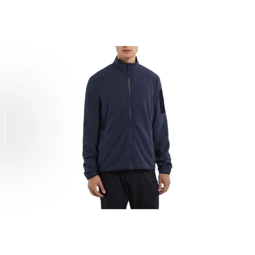 始祖鸟 DELTA LT Jacket 纯色拼接立领拉链夹克外套 男款