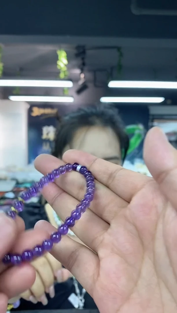 水晶手链未镶嵌多样性发其一颜色微差