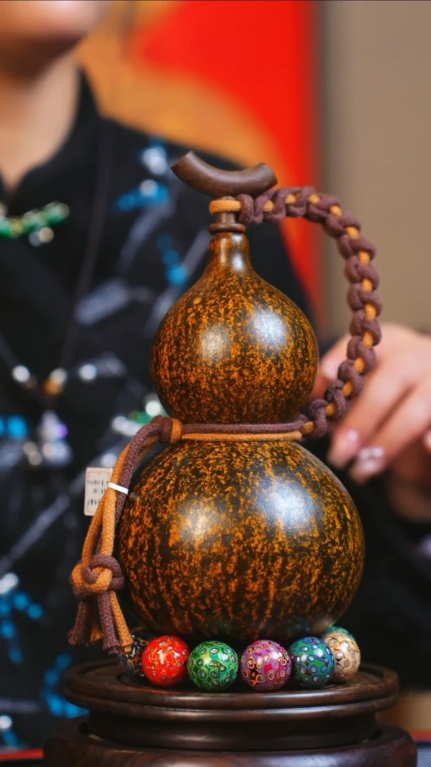 【闪购商品】JS167大师姐臻选非遗大漆酒葫芦