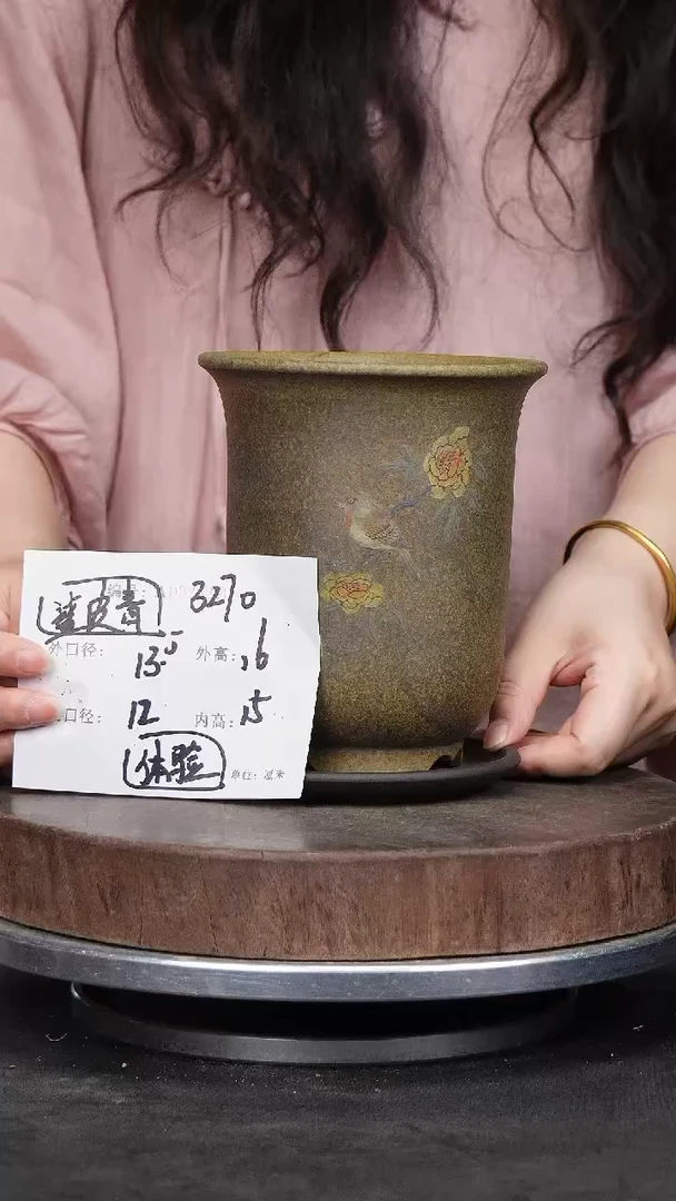 紫砂花盆3270+z紫砂花盆&