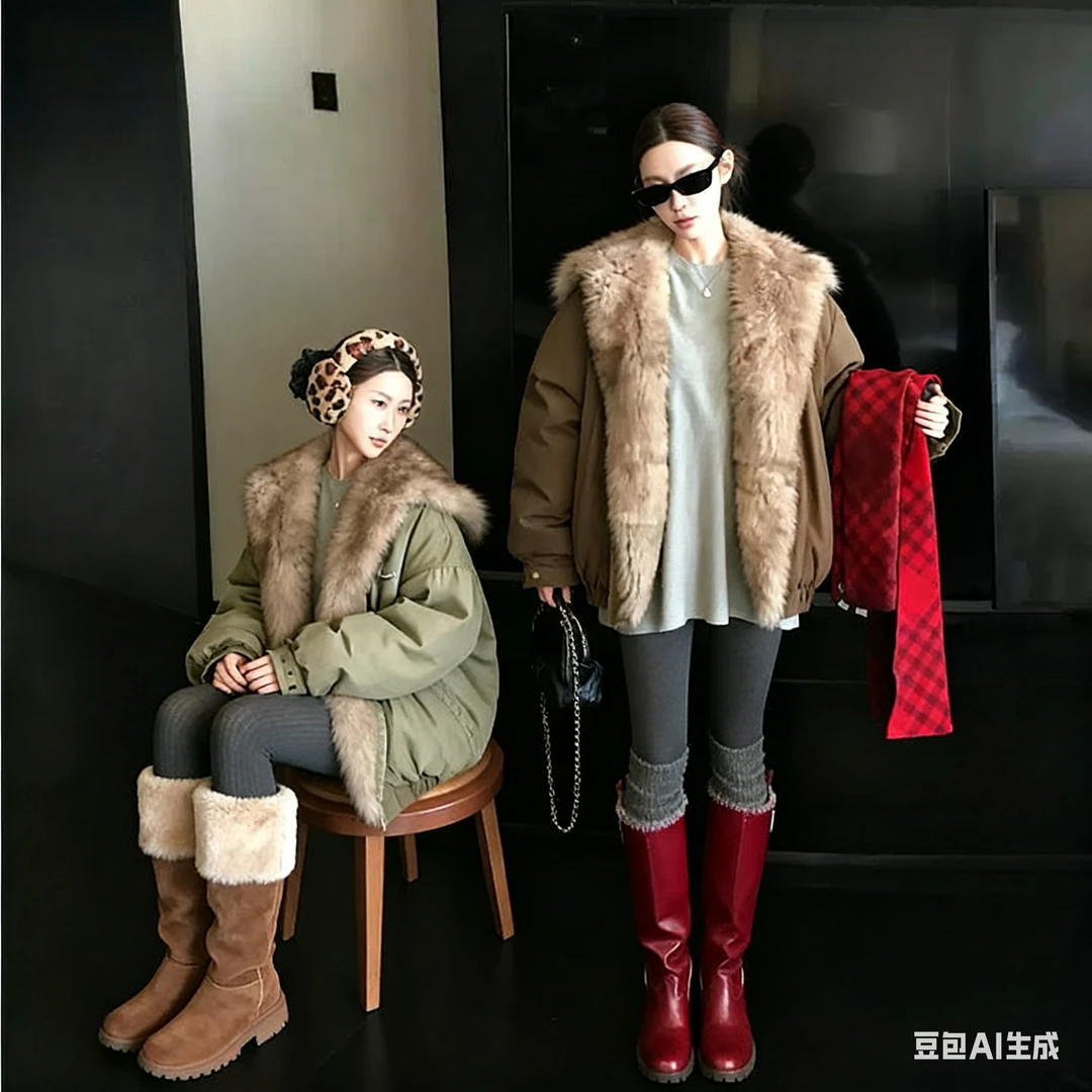【BEIER·OUNI】贝尔2025秋冬季时尚羽绒服外套BD765