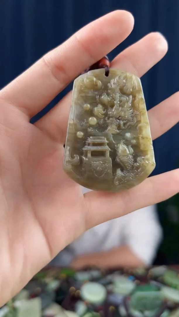 颈饰未镶嵌和田玉拍一发一，多样性发货