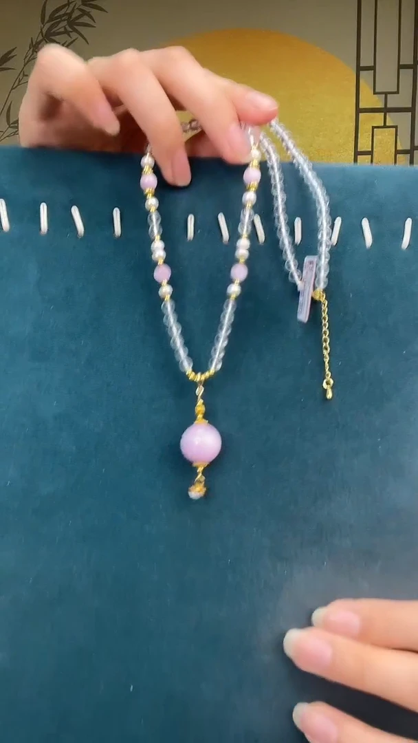 项链锂辉石未镶嵌A1735项链