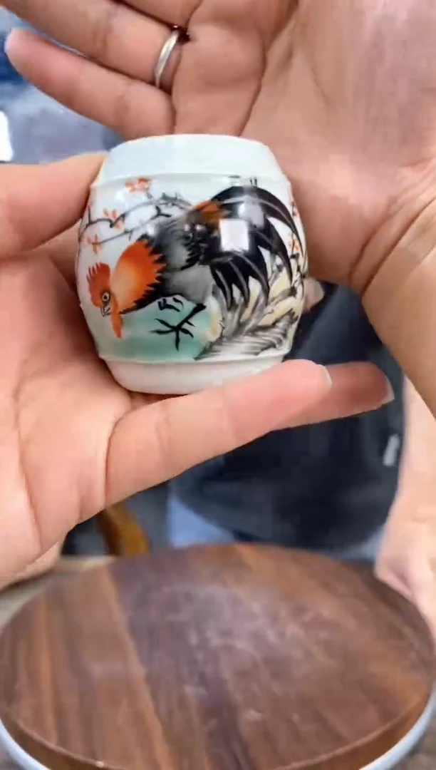 吴义松陶瓷联盟手绘陶瓷编码：7376