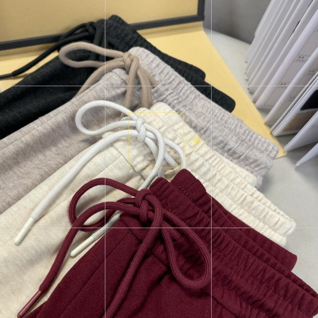 【秋款】软糯阔腿裤女新款高腰显瘦休闲裤垂感毛呢直筒阔腿休闲裤子