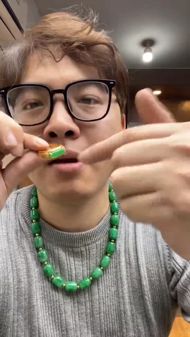 翡翠戒指未镶嵌高端时尚小长形马鞍戒