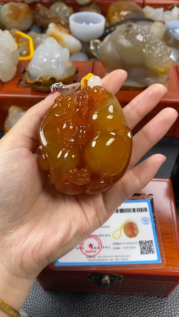 【闪购商品】玛瑙/玉髓手把未镶嵌1