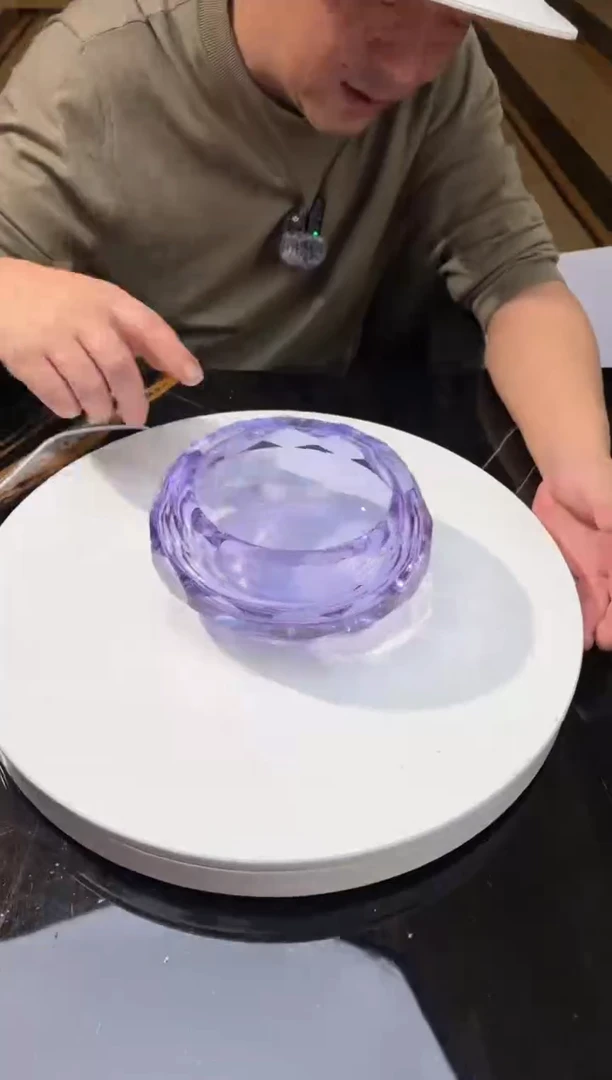 【闪购商品】摆件AJ06573紫水晶坚果碗