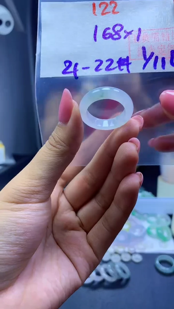 未镶嵌定制翡翠戒圈#168元-毛货需精细抛光