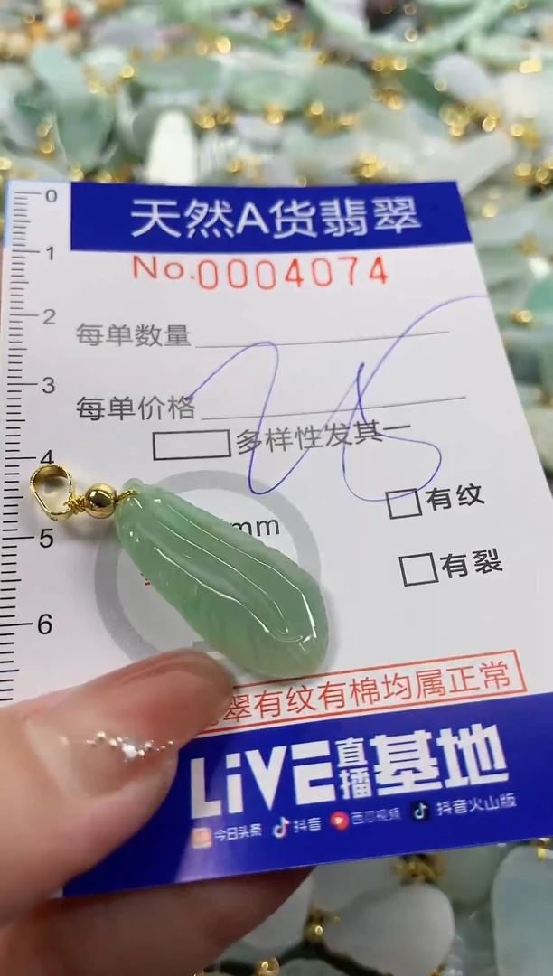 颈饰未镶嵌翡翠天然A货翡翠