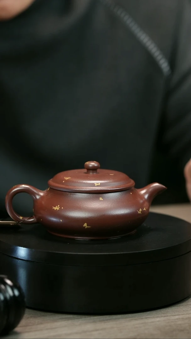 茶壶紫砂乔*.H1958高烨赤龙血洒金明炉