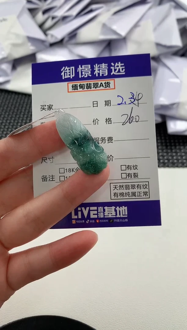 【闪购商品】翡翠颈饰未镶嵌10