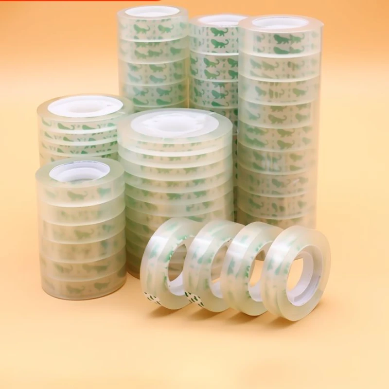 透明胶带小号文具学生用胶布批发小卷胶纸胶办公用高粘