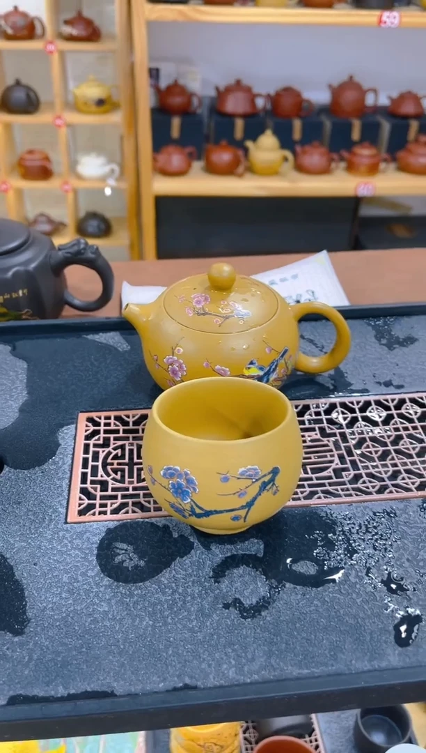 茶壶紫砂一壶1杯123