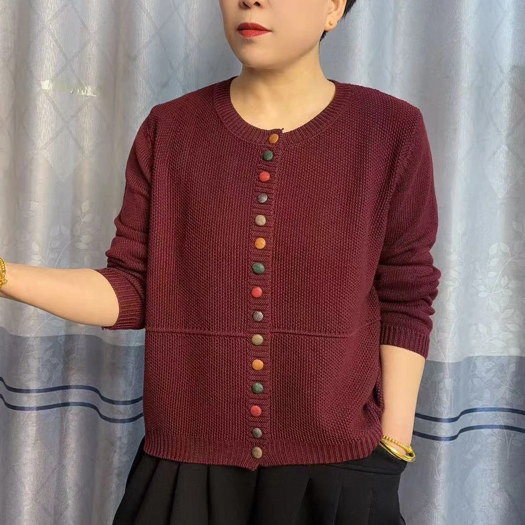 老高推荐2025年新款宽松休闲百搭针织开衫